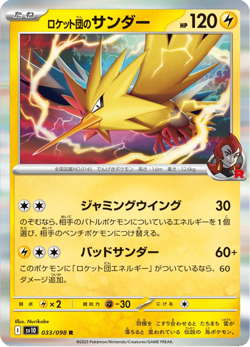 Team Rockets Zapdos